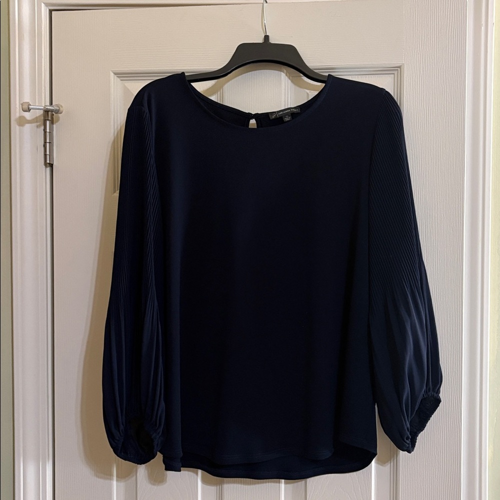 Adrianna Papell Midnight Blue Top XL